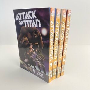 9-12 Attack On Titan Manga Complete Season 2 Unboxed Set Hajime Isayama
